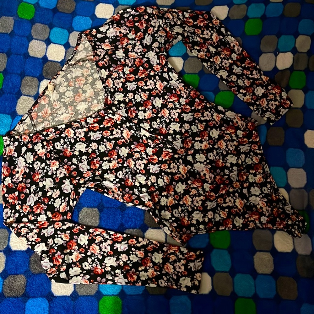 Cute floral bodysuit